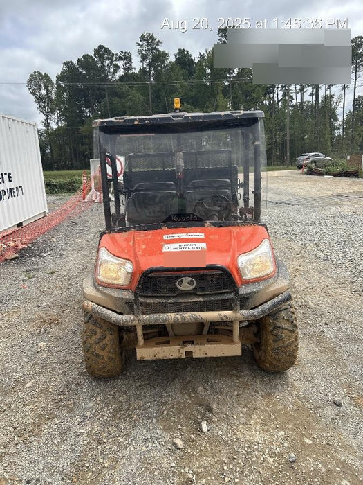 2021 Kubota RTV-X1140W-H Plastic Canopy, Windshield Acrylic Clear, LED Strobe Light, Wire Harness Kit, Back up Alarm