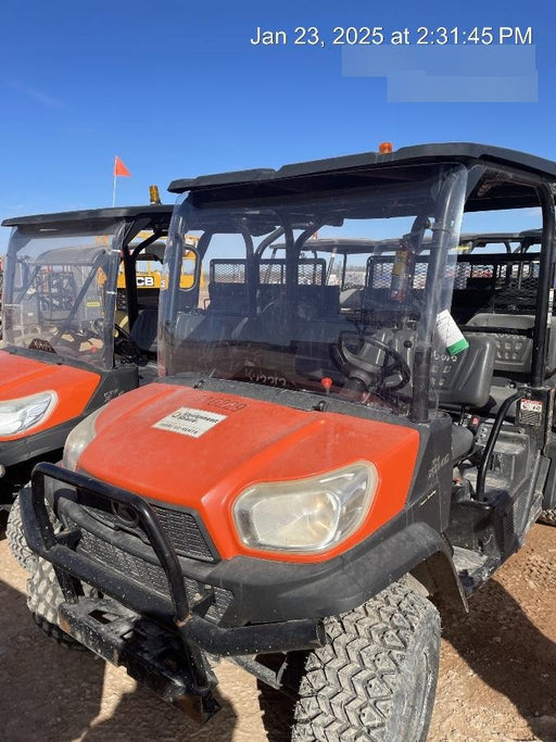2020 Kubota RTV-X1140W-H Canopy, 4-Seater, Diesel, Windshield Acrylic Clear, Strobe Light, Backup Alarm