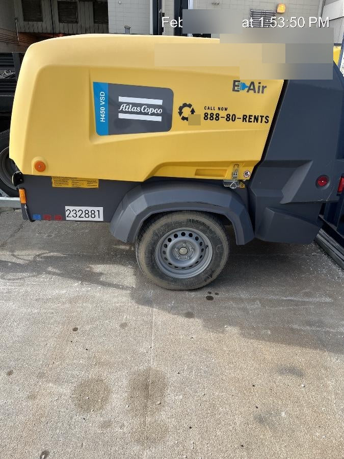 2022 ATLAS COPCO E-AIR H450