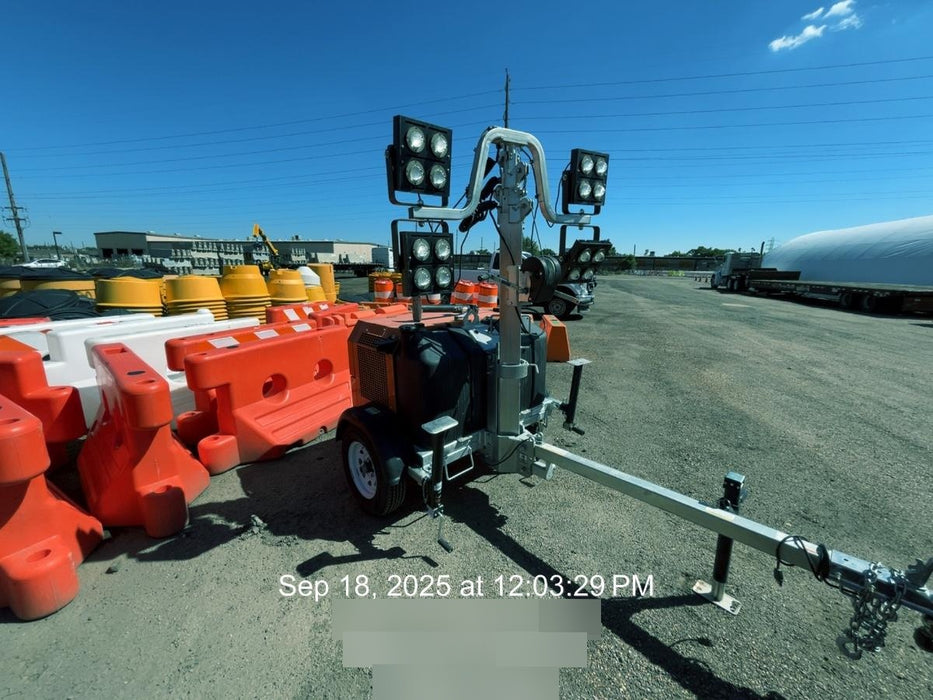 2024 Wanco WLTT-4MM4K Diesel, Deep Sea Controller, Shore Power Plug, Auto Start, (4) 350W LED Floodlights, 4kW Generator, 60 Gal Fuel Tank, 2" Ball, T3