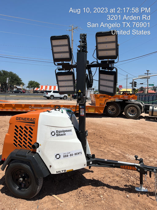 2023 Generac MLT2 Diesel, Flex Switch 120V Input, Powerzone Controller, (4) 320W LED Lights, 4kW Generator, 39.9 Gal Fuel Tank, 2" Ball, T3