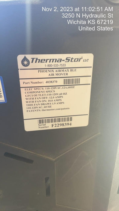 2022 PHOENIX AirMAX Radial Air Mover