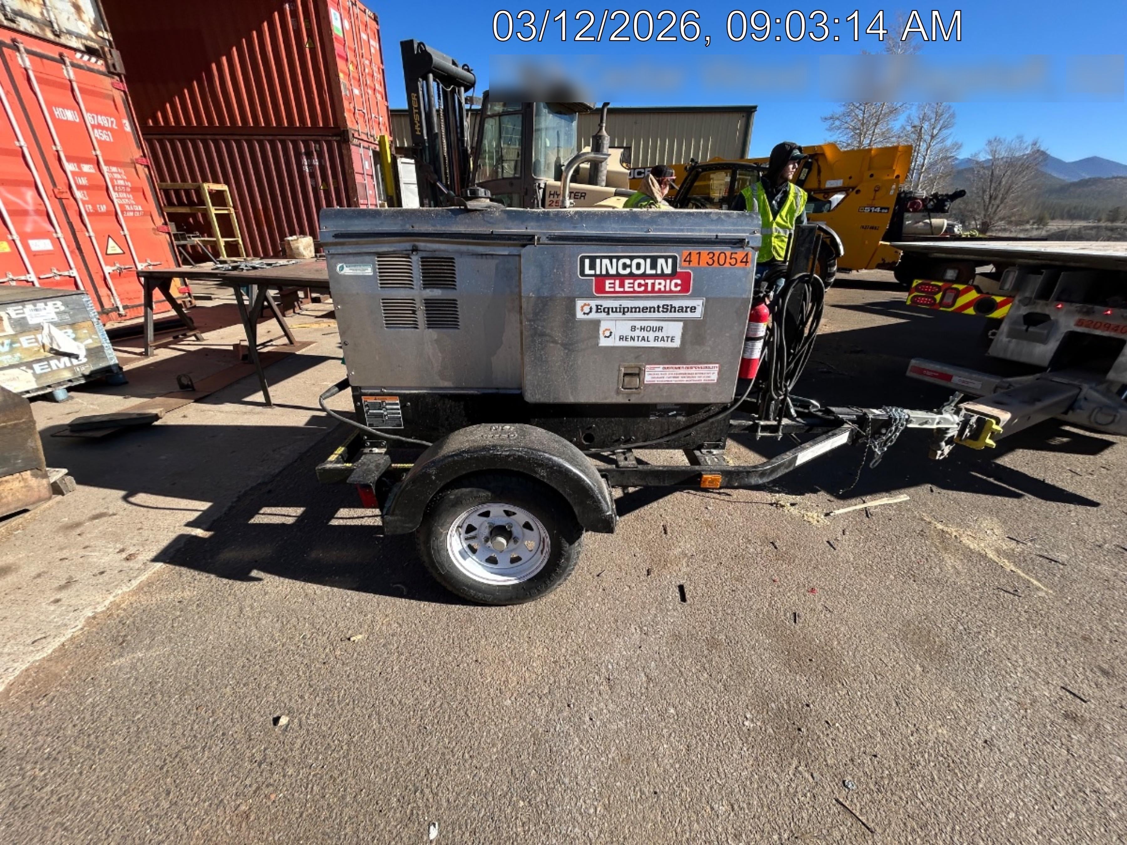 2024 Lincoln Electric LE400 Kubota V1505, Trlr, Cable Rack, Light Kit, ES Decals, T3