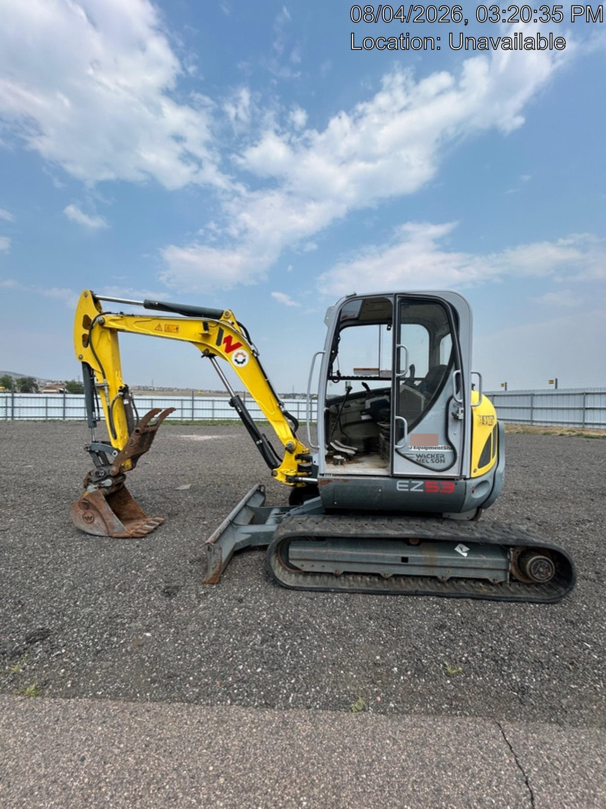 Wacker Neuson EZ38 EZ38 8K Track Excavator, TRK, LGD, CANOPY,  Bucket