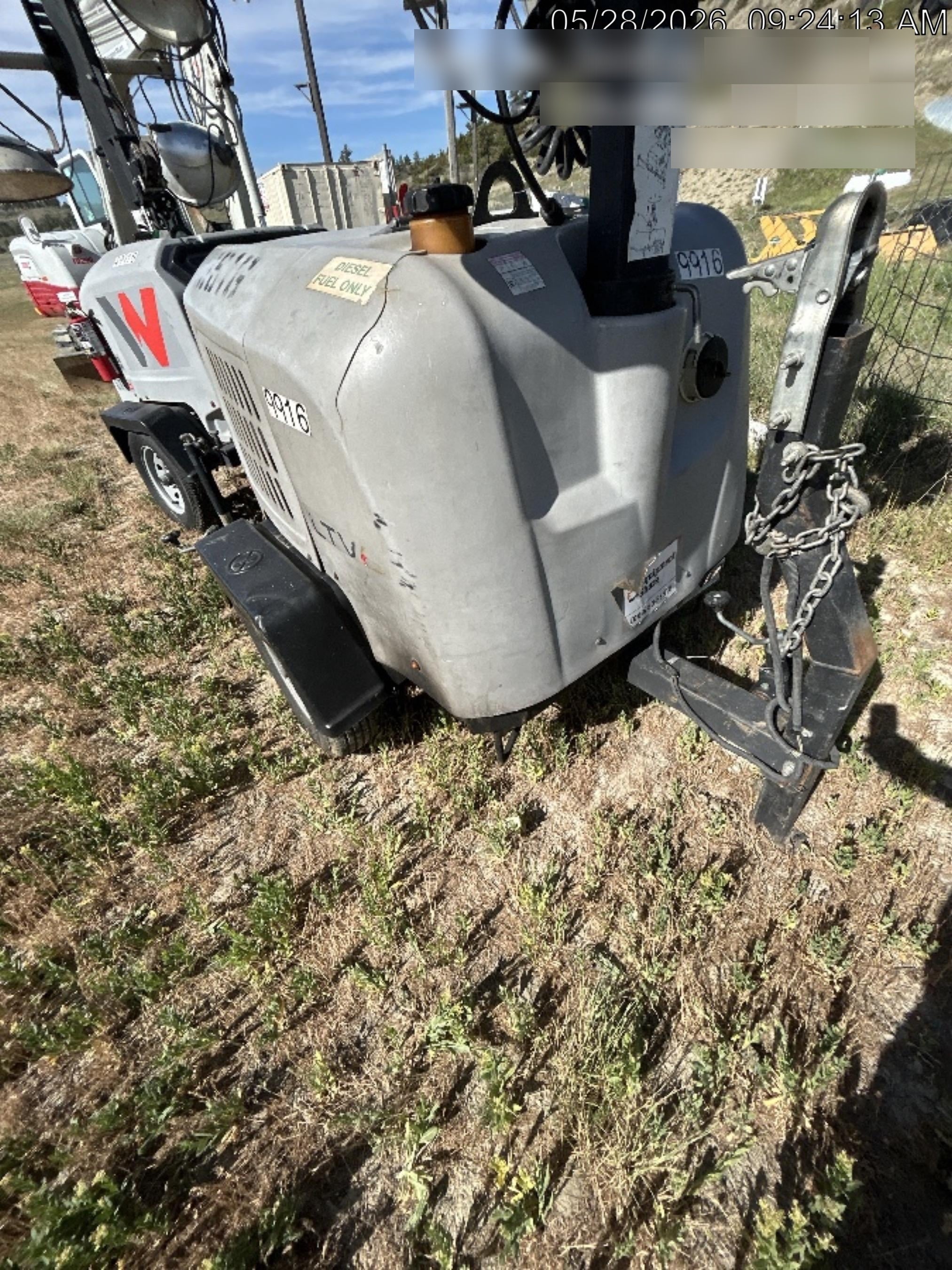 Wacker Neuson LTV6K-MH Wacker Neuson LTV6K Towable Light Tower