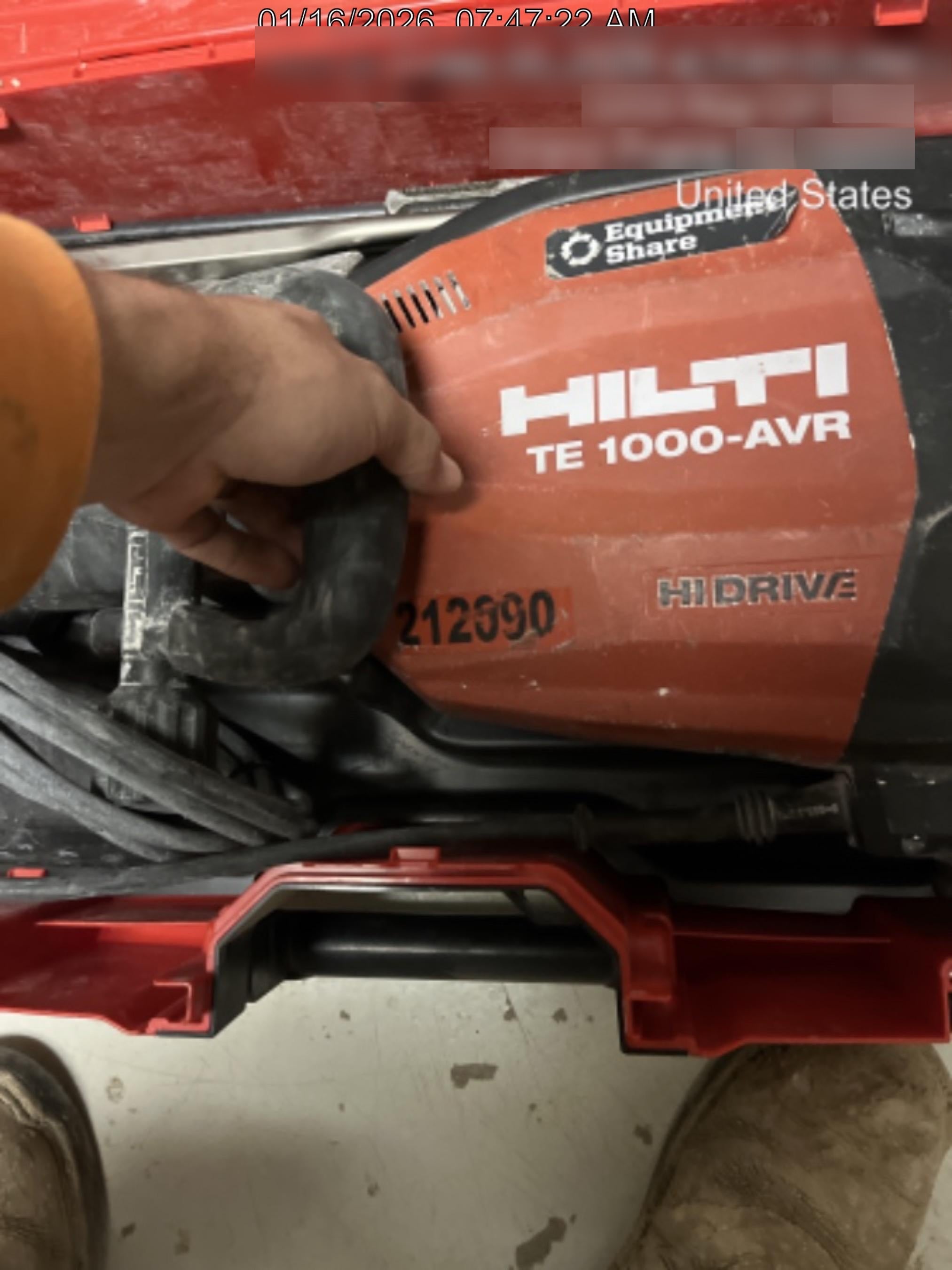 2022 HILTI TE 1000-AVR