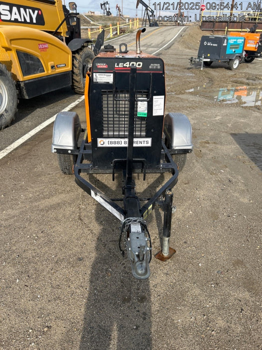 2022 Lincoln Electric LE400 Kubota V1505, Trlr, Cable Rack, Light Kit, ES Decals, T3