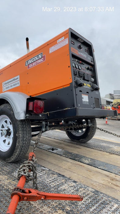 2022 Lincoln Electric LE400 Kubota V1505, Trlr, Cable Rack, Light Kit, ES Decals, T3