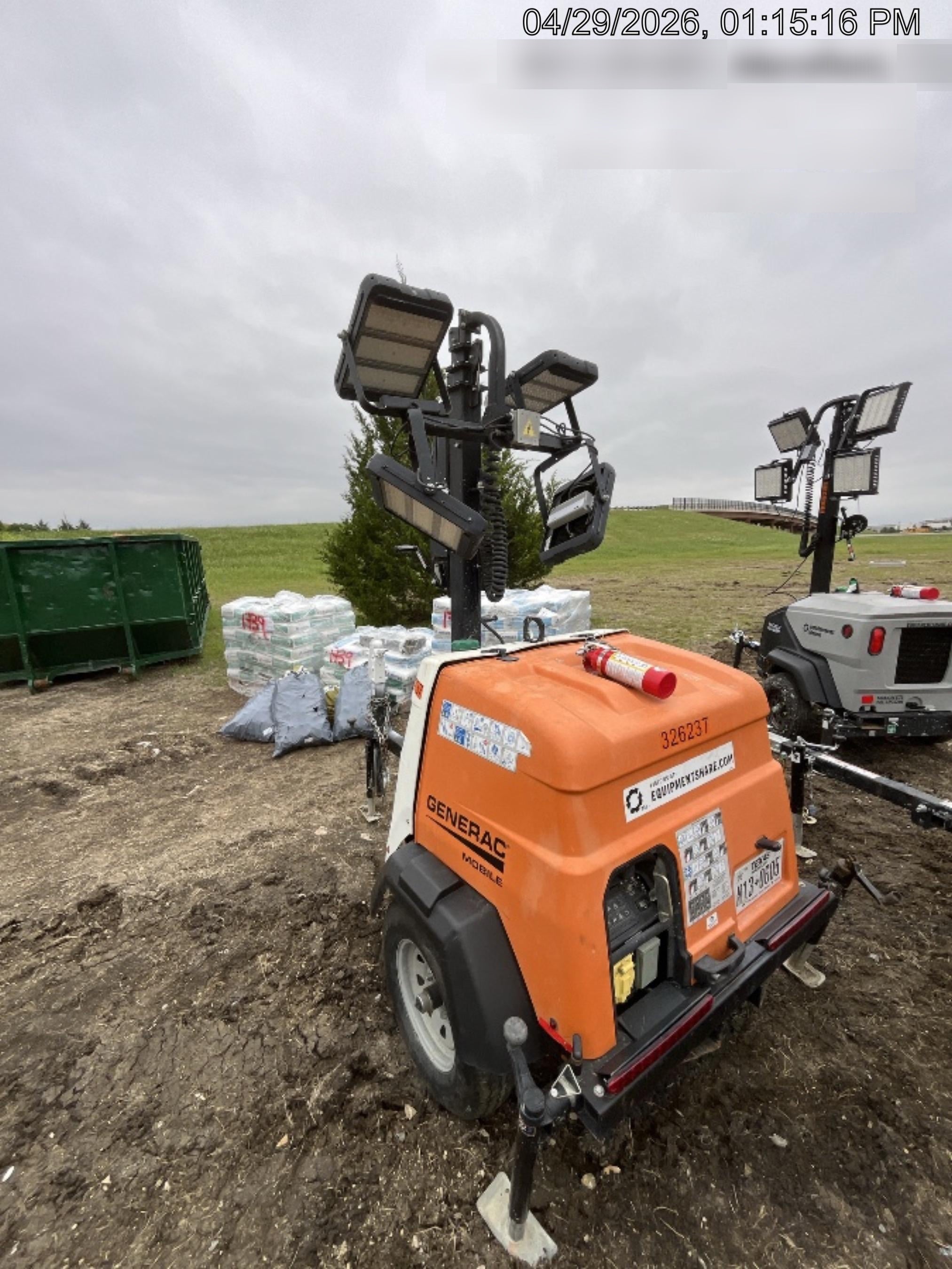 2023 Generac MLT2 Diesel, Flex Switch 120V Input, Powerzone Controller, (4) 320W LED Lights, 4kW Generator, 39.9 Gal Fuel Tank, 2" Ball, T3