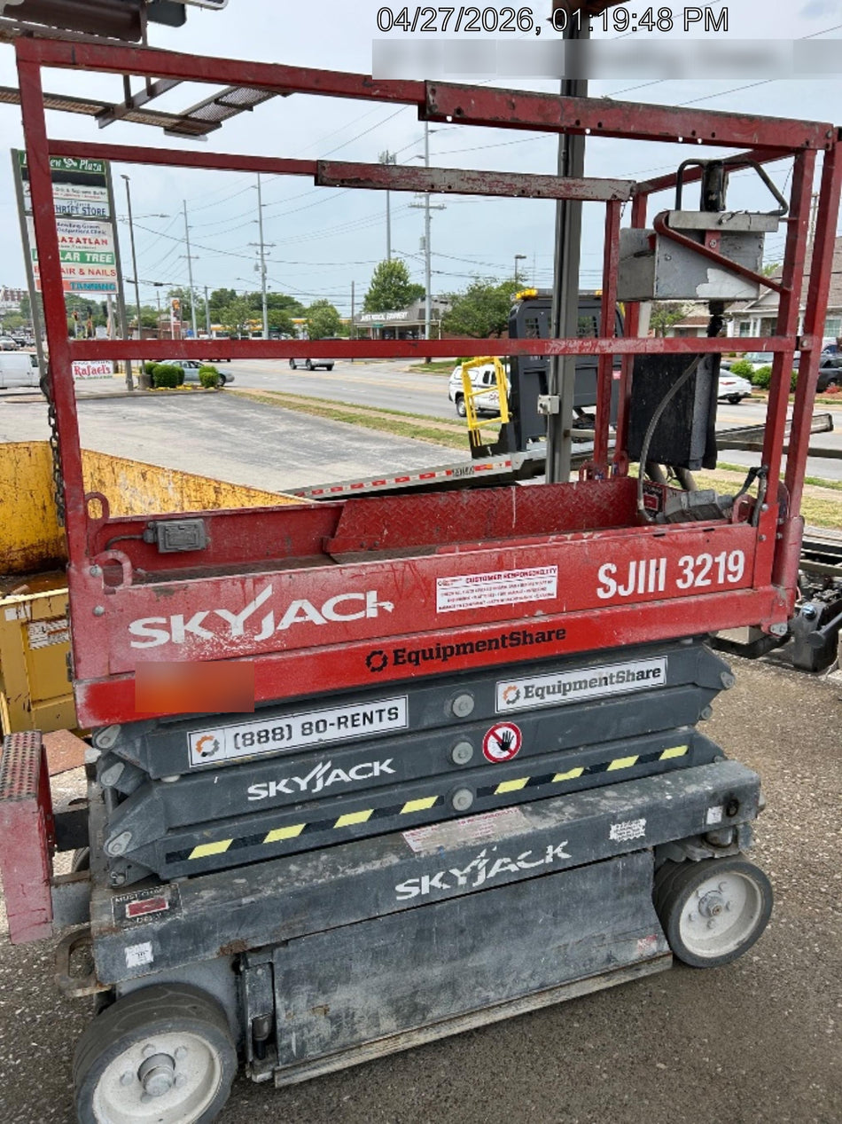 2016 Skyjack SJIII-3219 Standard Rental Specs