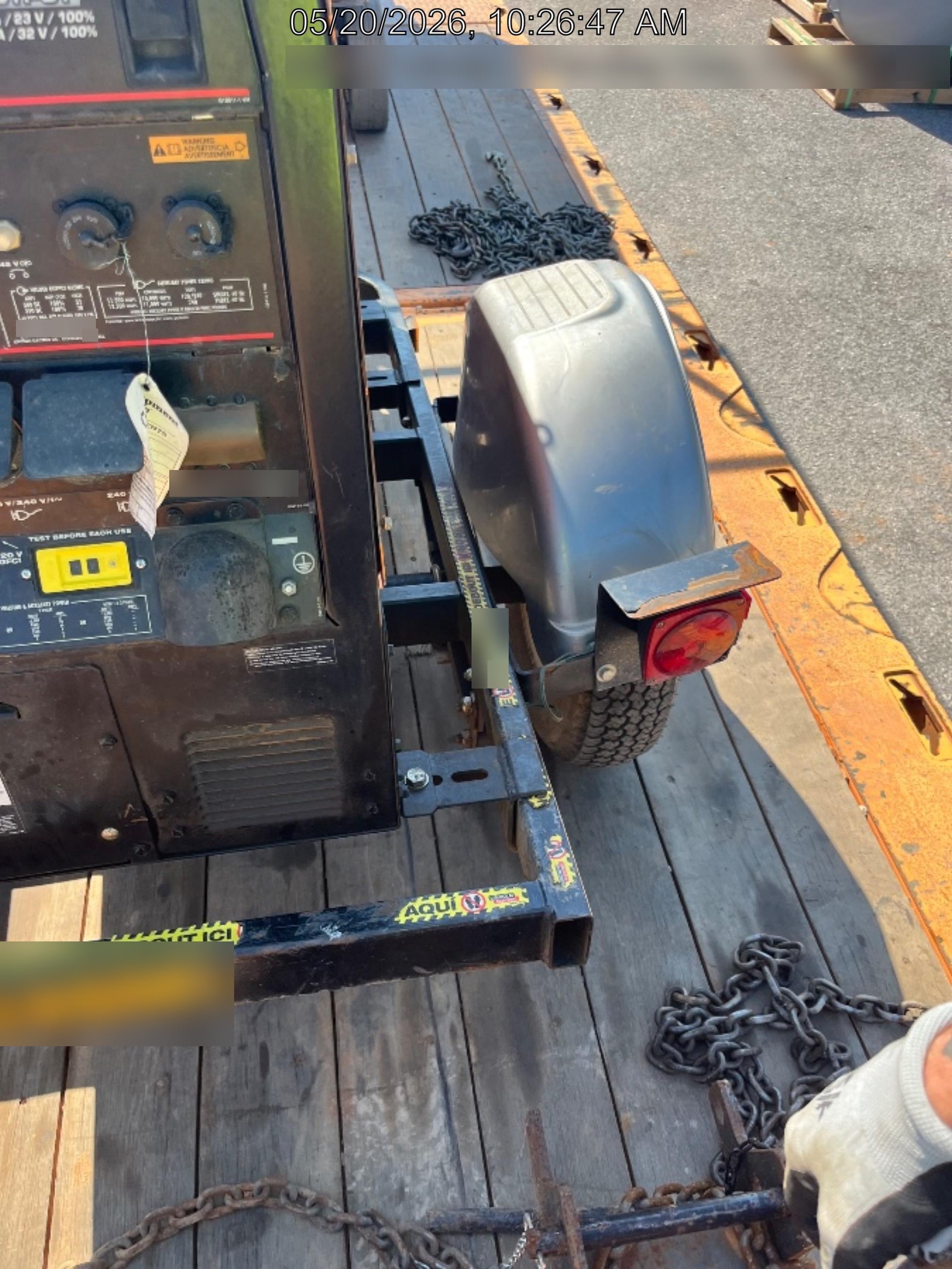 2022 Lincoln Electric LE400 Kubota V1505, Trlr, Cable Rack, Light Kit, ES Decals, T3
