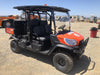 2022 Kubota RTV-X1140W-H Plastic Canopy, Windshield Acrylic Clear, LED Strobe Light, Wire Harness Kit, Back up Alarm