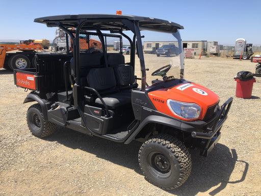 2022 Kubota RTV-X1140W-H Plastic Canopy, Windshield Acrylic Clear, LED Strobe Light, Wire Harness Kit, Back up Alarm
