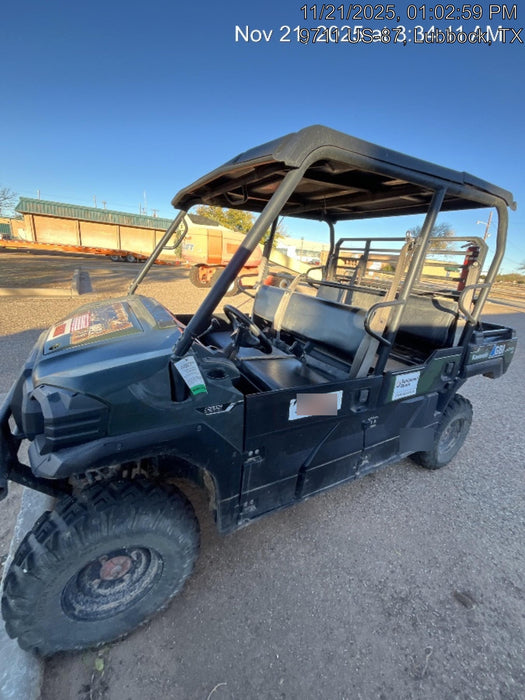 2018 Kawasaki MULE PRO-DX Kawasaki Mule 4x4 Diesel UTV w/Hard Top, Windshield, Beacon, Backup Alarm, ES Keypad/Hardware Installed