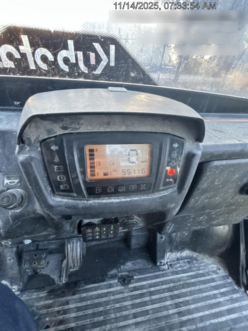 2022 Kubota RTV-X1140W-H Plastic Canopy, Windshield Acrylic Clear, LED Strobe Light, Wire Harness Kit, Back up Alarm