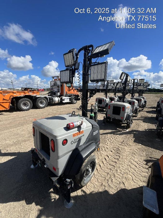 2024 Wacker Neuson LTT4 Diesel, Kohler KDW702, Deep Sea Controller, Auto Start, LED 320W, Bypass Outlet, T3