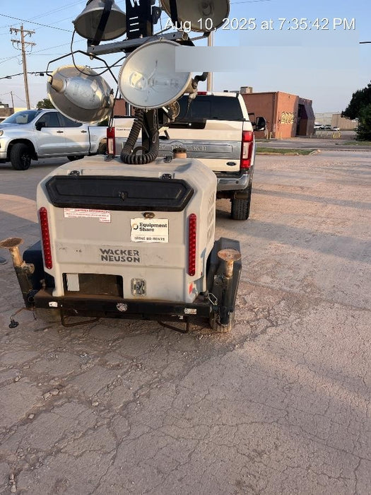 2018 Wacker Neuson LTV6L-MH Wacker Neuson LTV6L Mobile Light Tower w/Fuel Level Sensor Installed