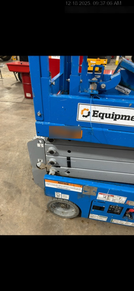 2020 Genie GS-1930 Solid Non Marking Tires, Beacon, Folding rails with half height swing gate