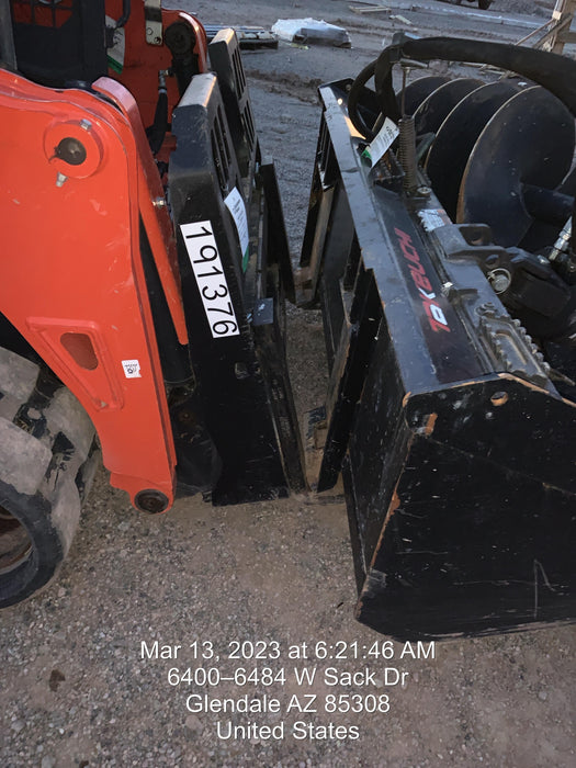 2021 FEMA 72" Skid Steer Forks FEMA