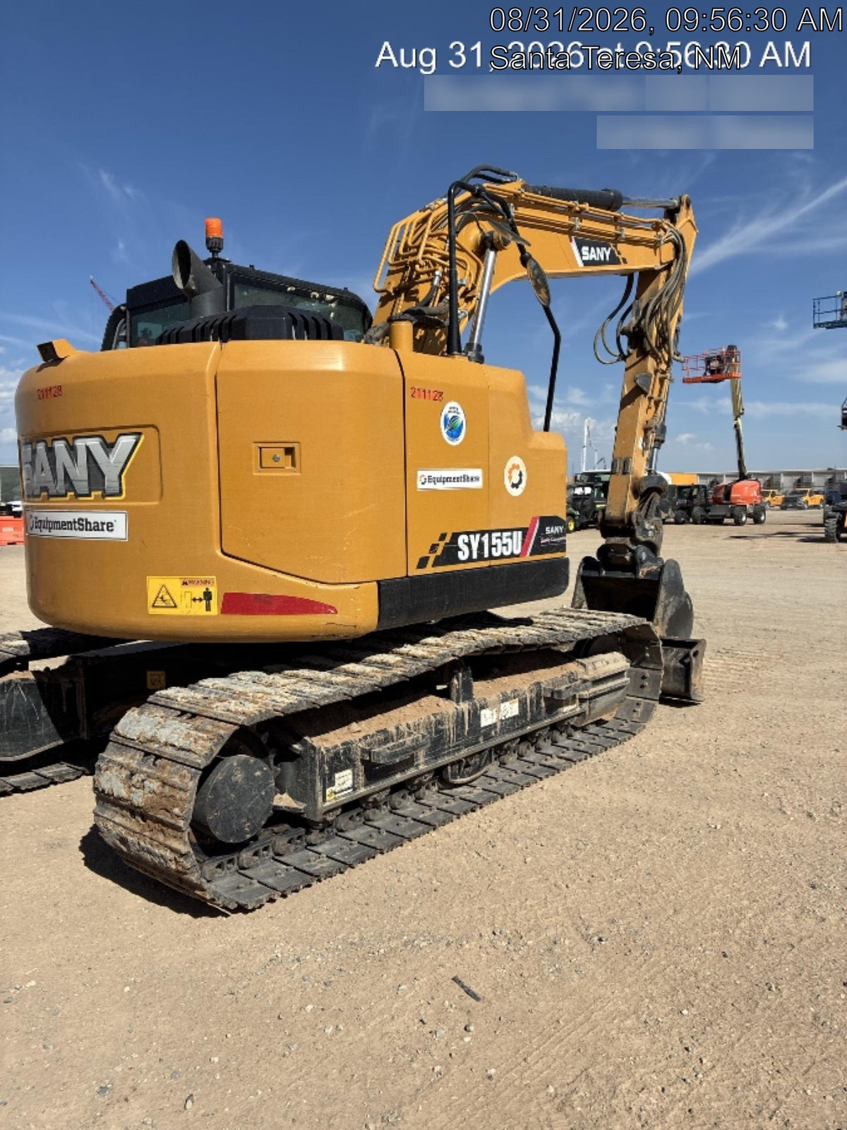 2022 SANY SY155 U