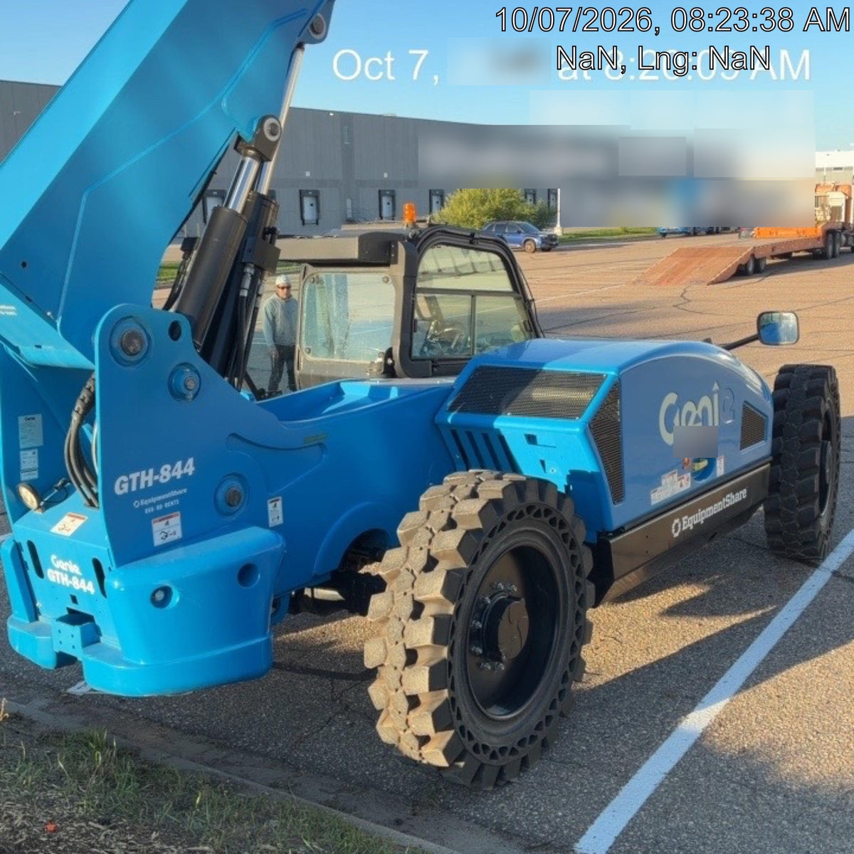 2024 Genie GTH-844 74Hp Dsl, Cab/Heat/Air, Sld Tires, LED WL, Bcn, L Hook, T3 + Access Control