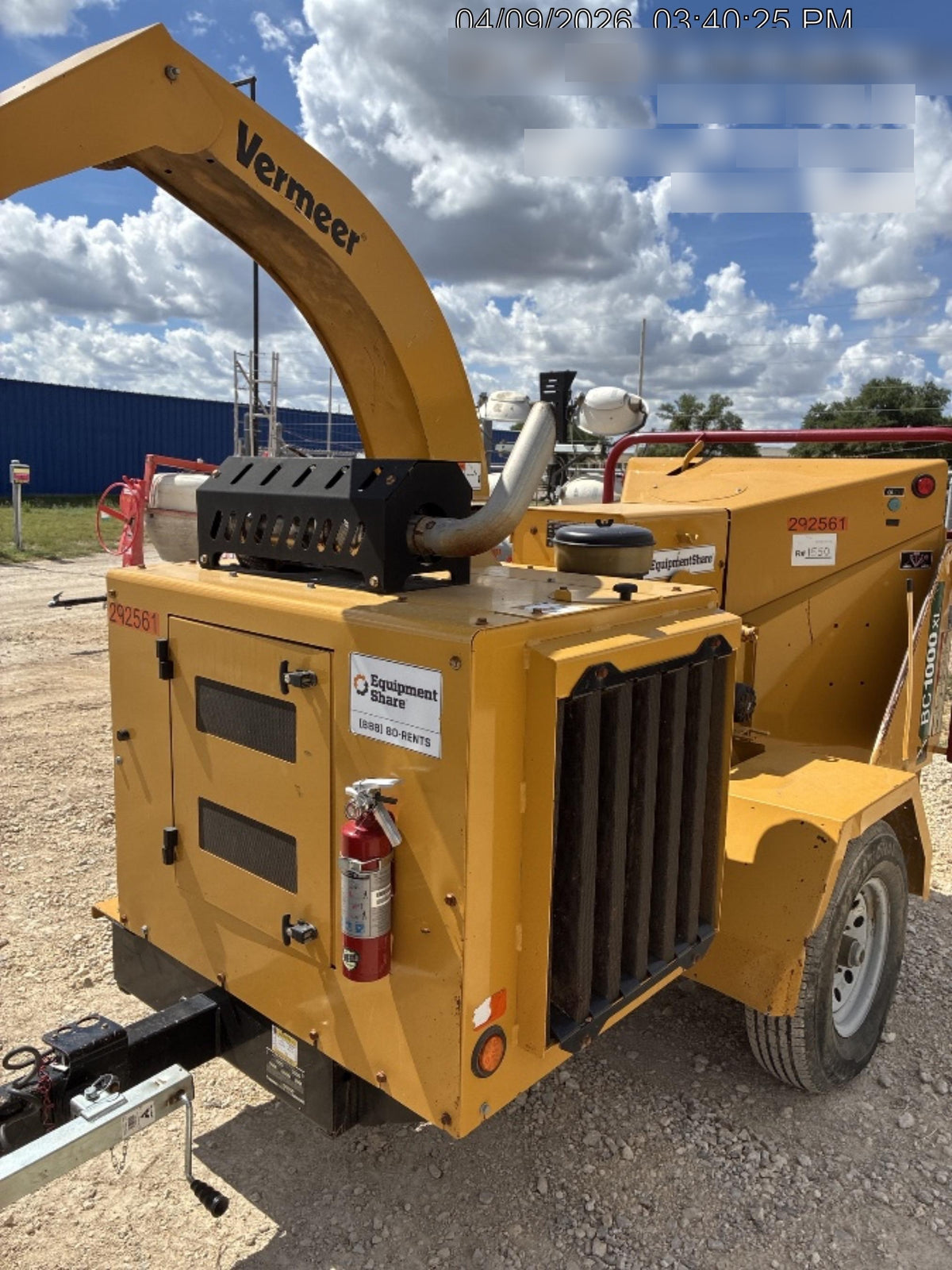 2023 VERMEER BC1000XL Diesel