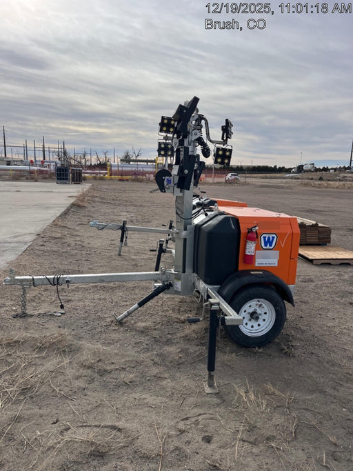 2024 Wanco WLTT-4MM4K Diesel, Deep Sea Controller, Shore Power Plug, Auto Start, (4) 350W LED Floodlights, 4kW Generator, 60 Gal Fuel Tank, 2" Ball, T3