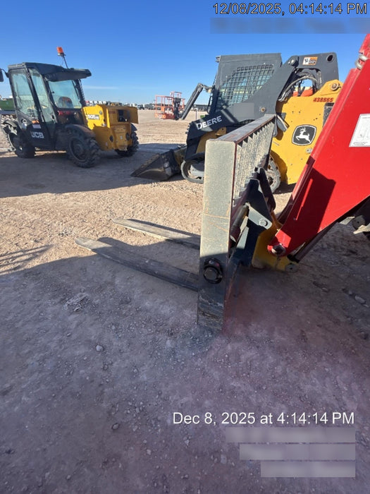 2019 Manitou MTA12042 120hp T4F, Cab/Heat/Air, Cab and Boom LED work lights, Auxiliary Hydraulics, Solid Tires, Amber strobe, Lift Hook 66" Carriage, 60" Forks