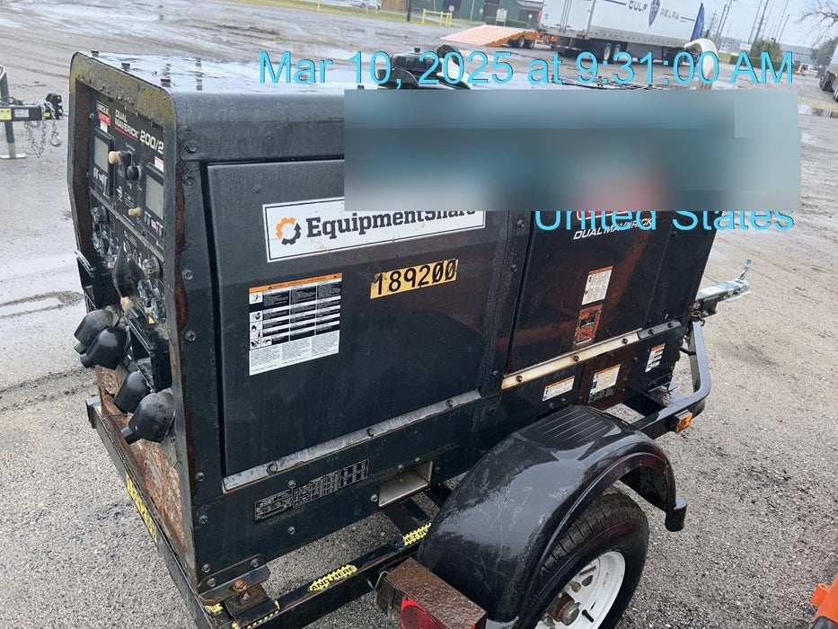 2021 Lincoln Electric Dual Maverick 200/200X Ready Pak 3, Includes Trailer, Cable Rack, Fender Light Kit