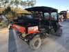 Kubota RTV-X1140W-H Kubota RTVX1140WH 4wd Utility Cart, LED Strobe, Windshield Tempered Glass, Pastic Canopy, Wire Harness Kit, Backup Alarm