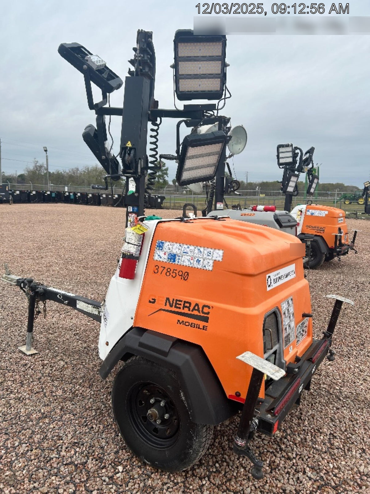 2023 Generac MLT2 Diesel, Flex Switch 120V Input, Powerzone Controller, 
(4) 320W LED Lights, 4kW Generator, 39.9 Gal Fuel Tank, 2" Ball, T3