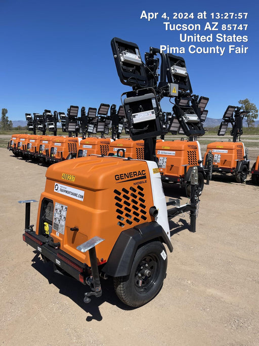 2024 Generac MLT2 Diesel, Flex Switch 120V Input, Powerzone Controller, 
(4) 320W LED Lights, 4kW Generator, 39.9 Gal Fuel Tank, 2" Ball, T3