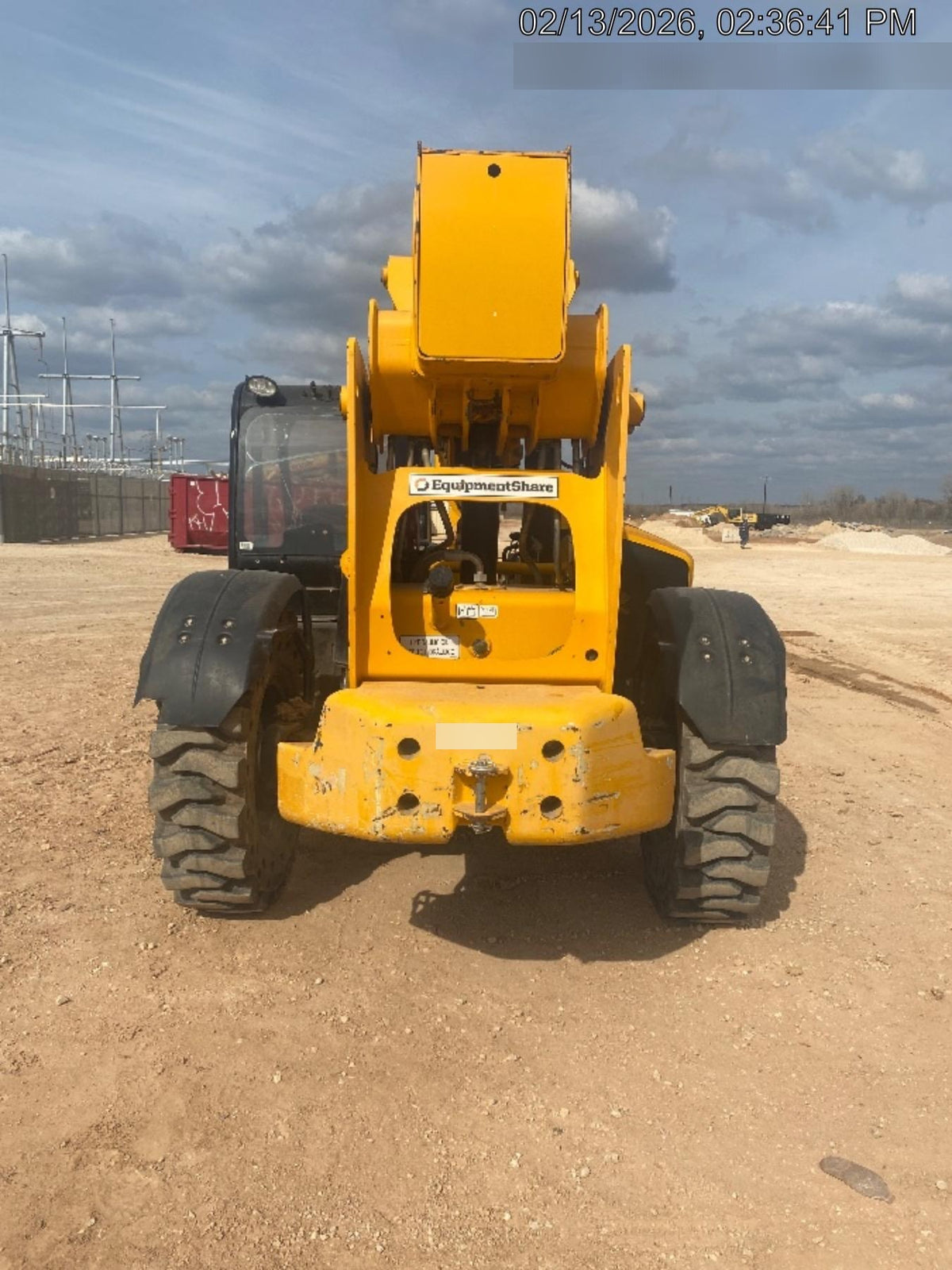 2019 JCB 510-56 Canopy, 74 HP, Solid Tires, STD Worklight, Beacon, Aux Hydraulics, Lifting Eye, Back up Alarm w/66" Carriage/60" Forks