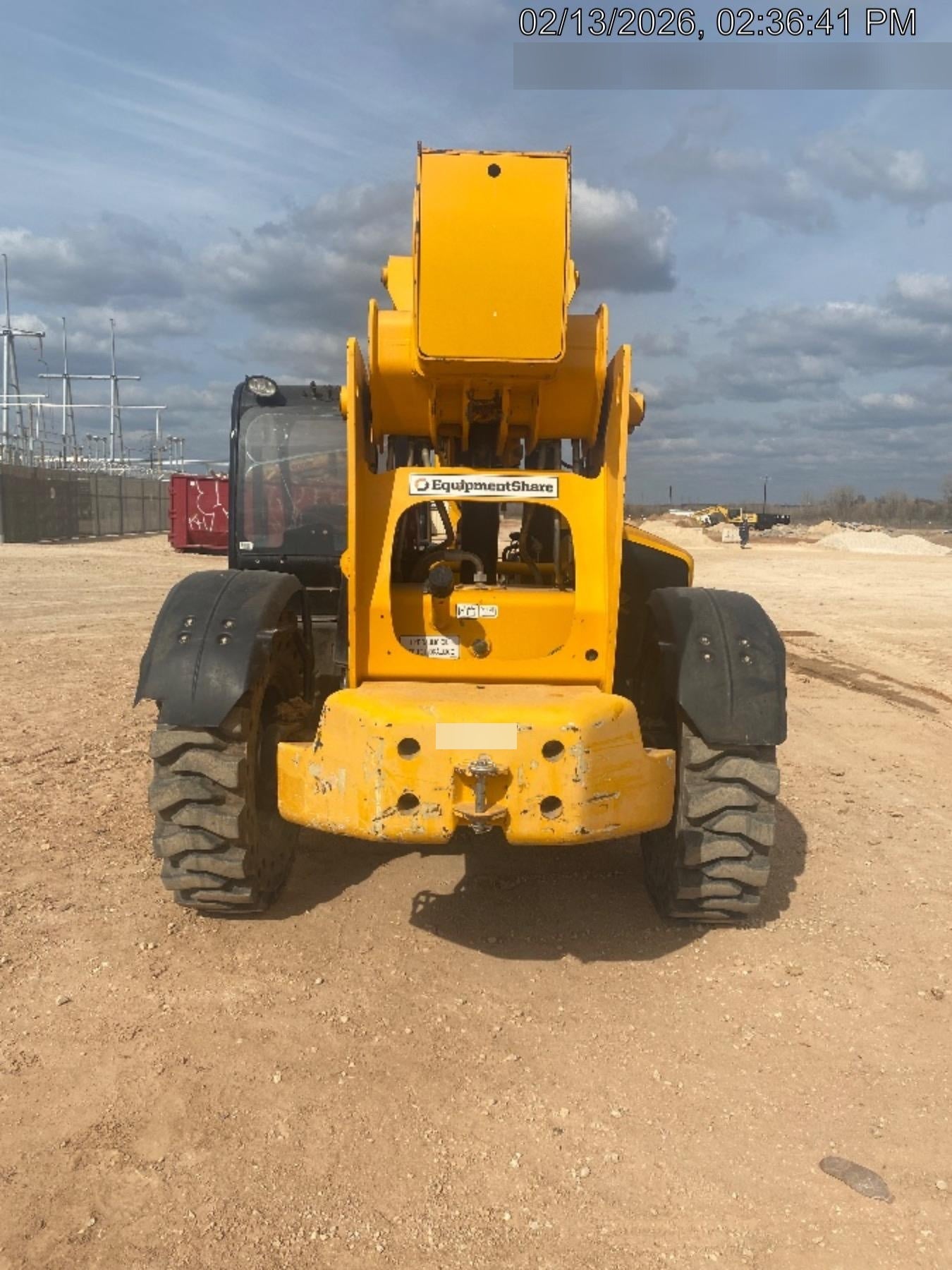2019 JCB 510-56 Canopy, 74 HP, Solid Tires, STD Worklight, Beacon, Aux Hydraulics, Lifting Eye, Back up Alarm w/66" Carriage/60" Forks