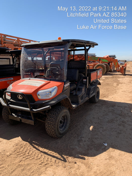 2022 Kubota RTV-X1140W-H Plastic Canopy, Windshield Acrylic Clear, LED Strobe Light, Wire Harness Kit, Back up Alarm