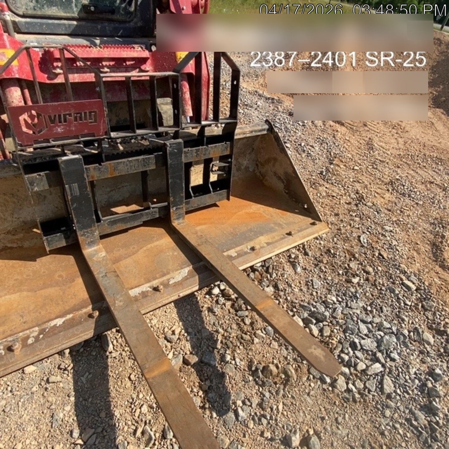 2025 VIRNIG 48" Pallet Forks - Virnig