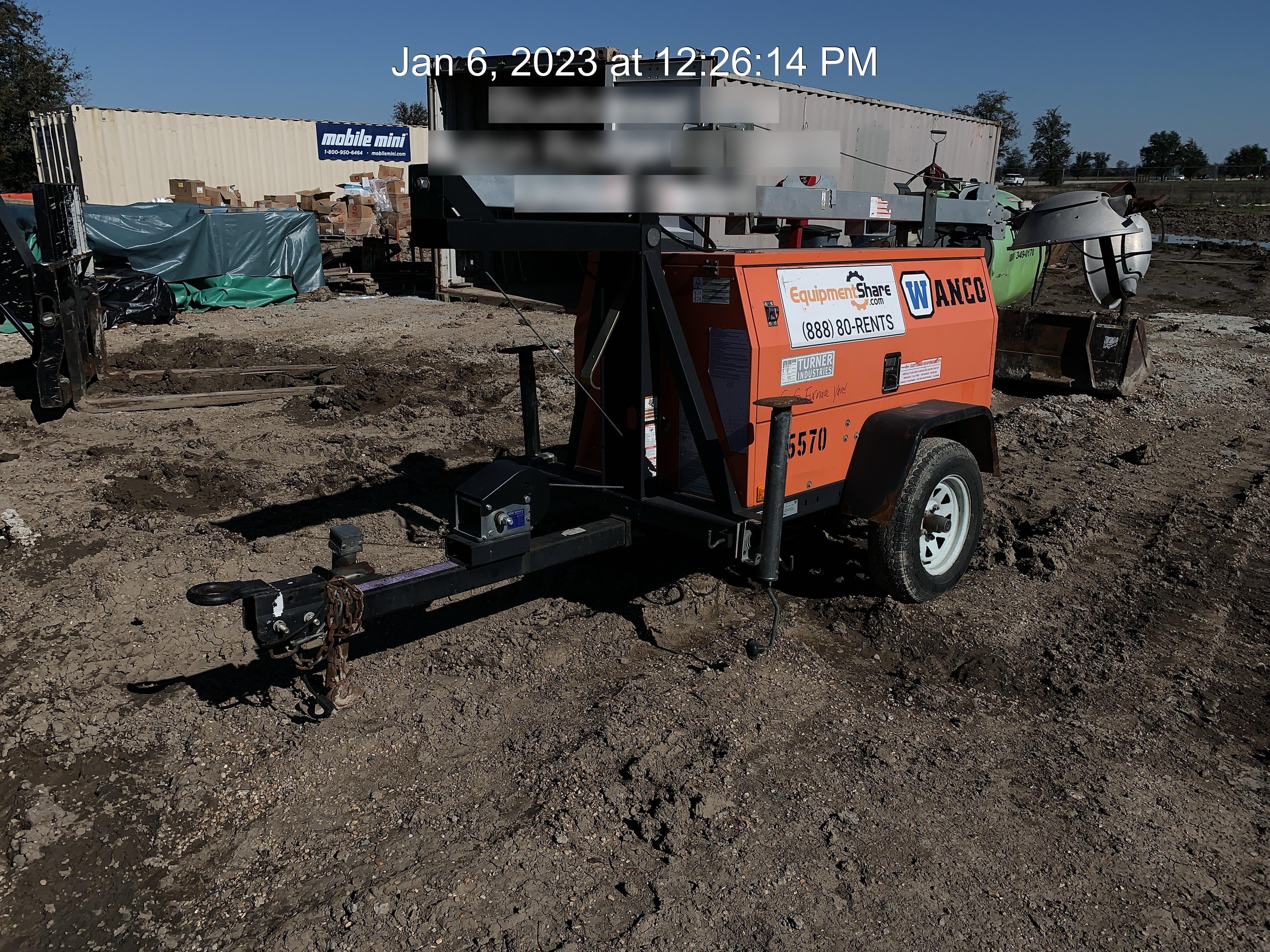 Wanco WLT-4M WANCO WLT-4M 6 kW Towable Light Generator