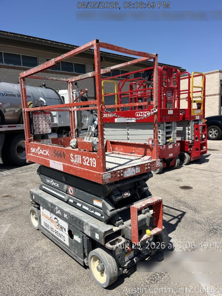 2017 Skyjack SJIII-3219 SJ3219, Trojan Battery Set, Extended Warranty 5yr/5k hr
