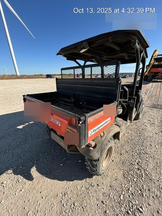 2019 Kubota RTV-X1140W-H 4wd Utility Cart, LED Strobe, Windshield Tempered Glass, Plastic Canopy, Wire Harness Kit, Backup Alarm