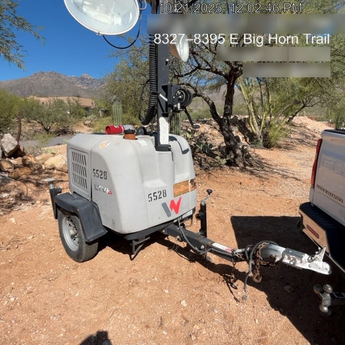 2017 Wacker Neuson LTV6L-MH Wacker Neuson 6 kW Towable Light Generator