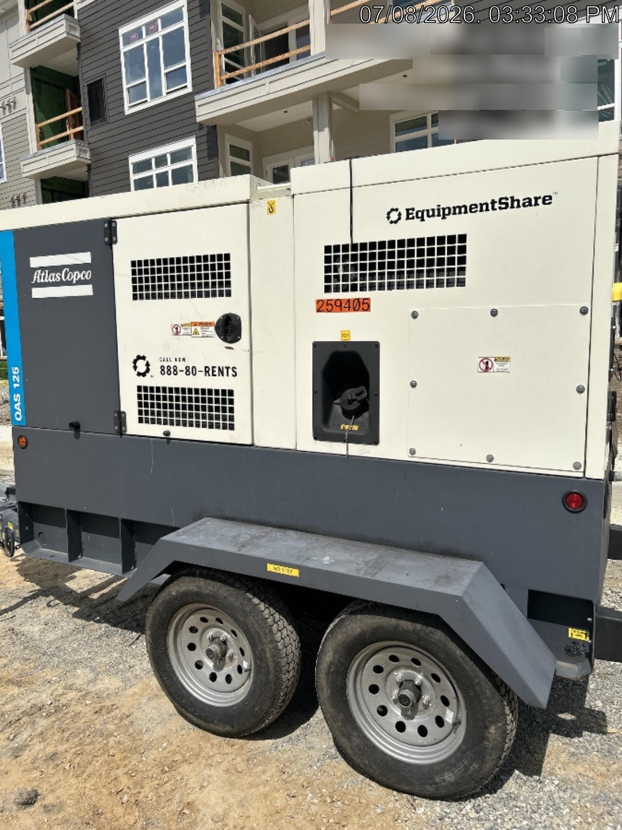 2022 ATLAS COPCO QAS 125