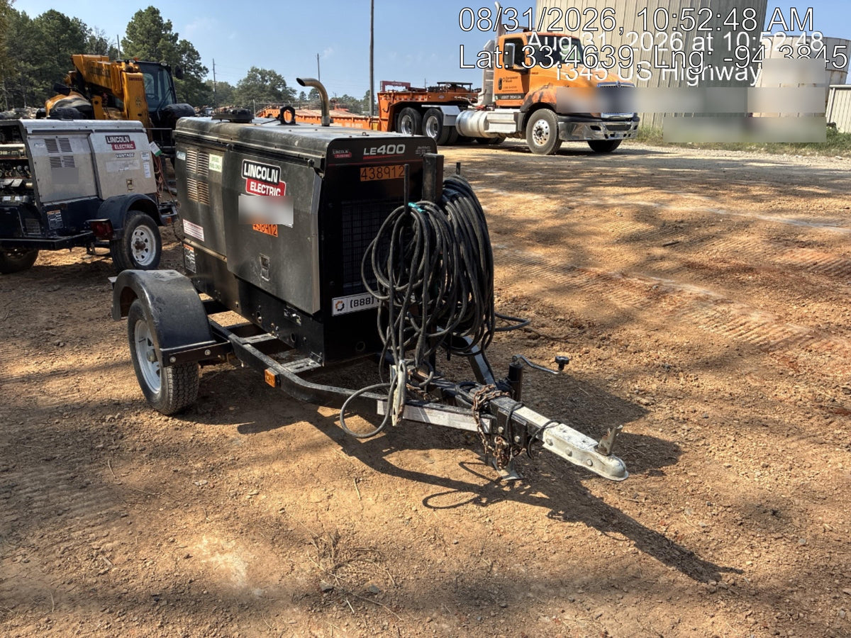 2024 Lincoln Electric LE400 Kubota V1505, Trlr, Cable Rack, Light Kit, ES Decals, T3