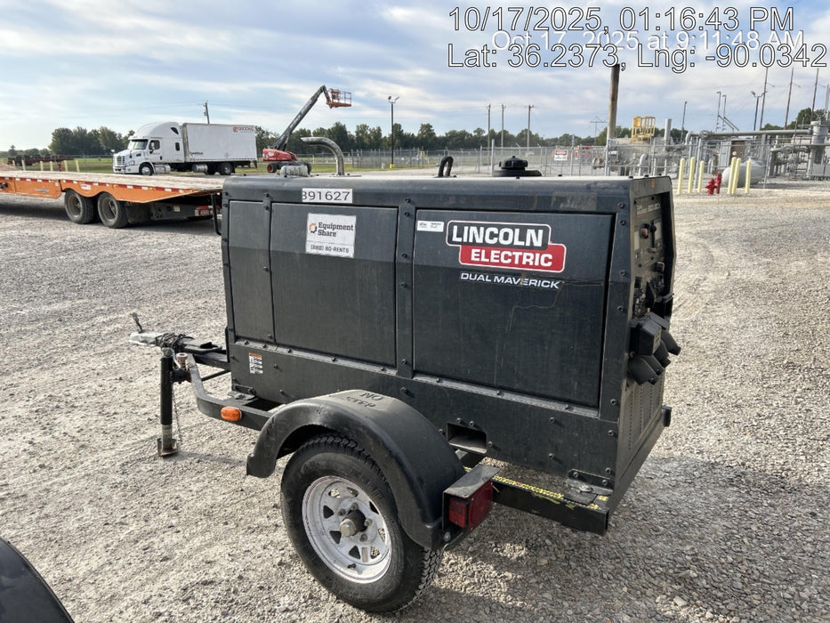 2024 Lincoln Electric Dual Maverick 200/200X Ready Pak 3, Includes Trailer, Cable Rack, Fender Light Kit K4382-1-RP3