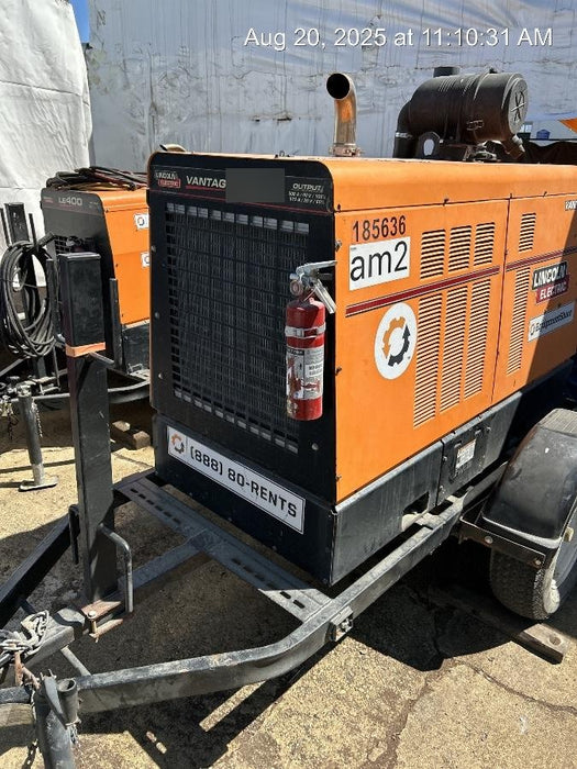 2021 Lincoln Electric Vantage 549X Ready Pak 3, ORANGE (includes trailer, cable rack, fender light kit)