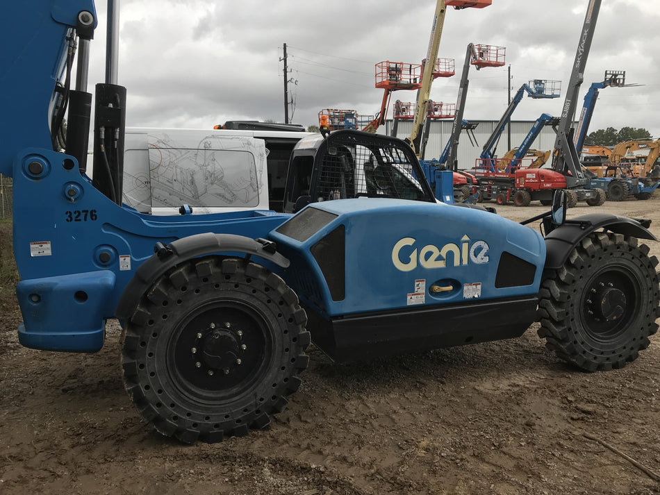 2017 Genie GTH-844 Solid Tires, 60" carriage, Open ROPS