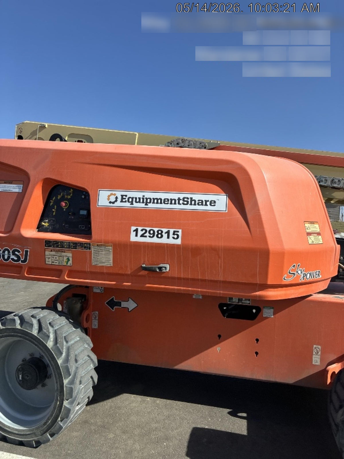 2021 JLG 660SJ