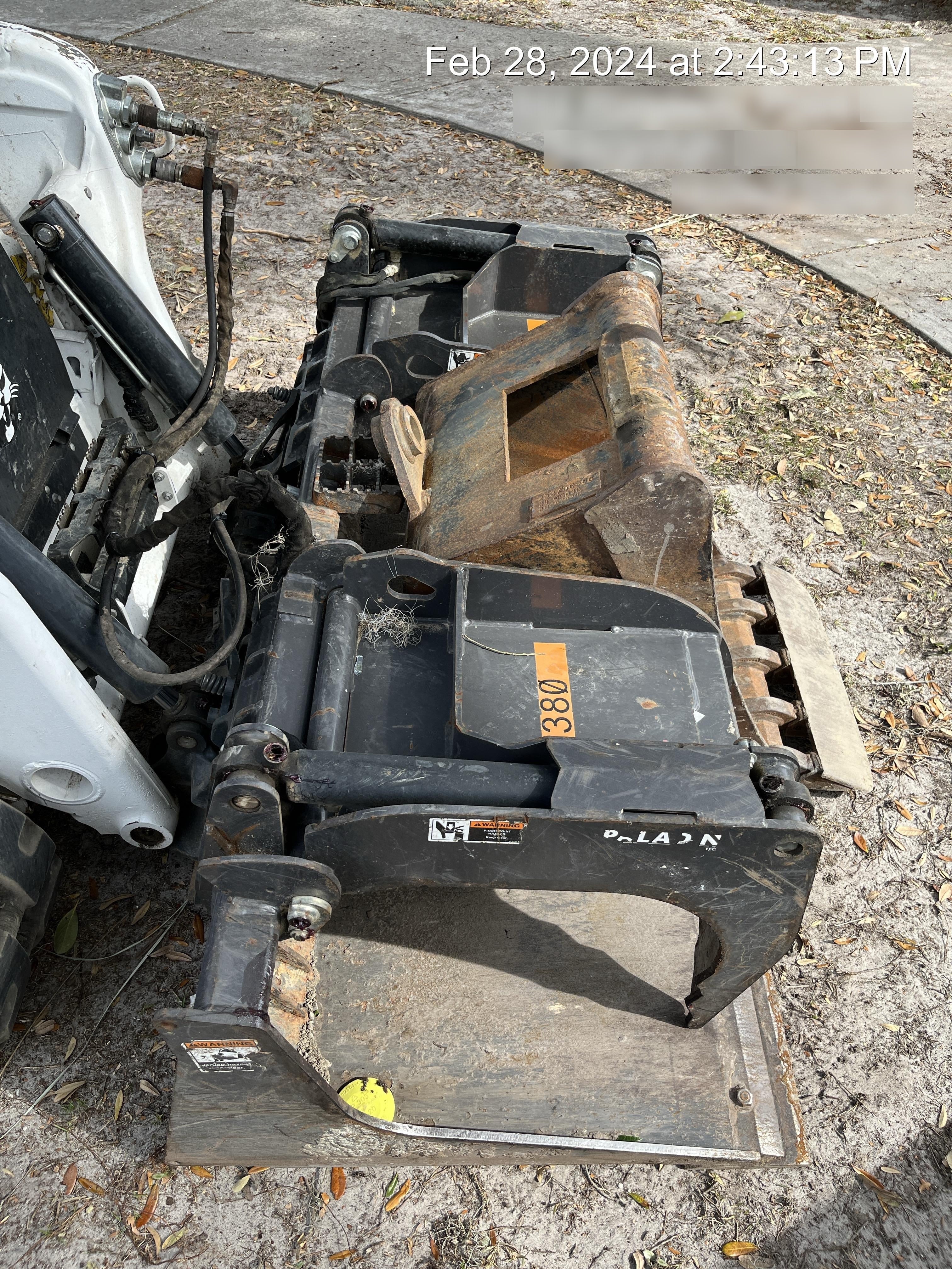2021 PALADIN 76" Scrap Grapple Bucket - Paladin