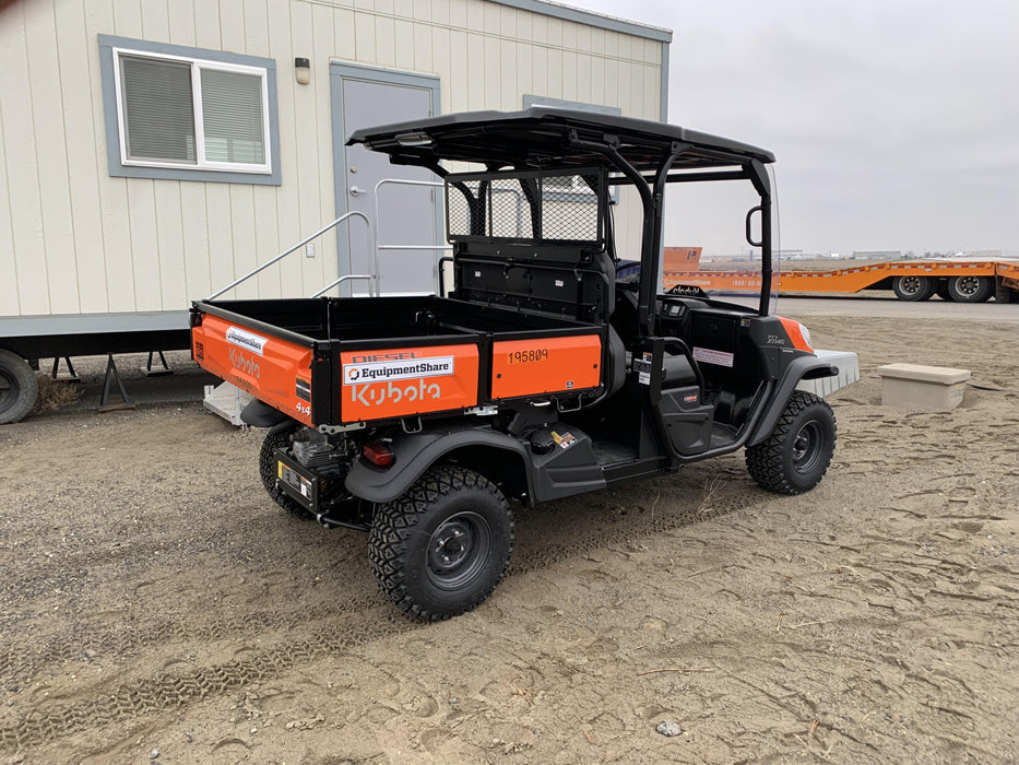 2022 Kubota RTV-X1140W-H Plastic Canopy, Windshield Acrylic Clear, LED Strobe Light, Wire Harness Kit, Back up Alarm