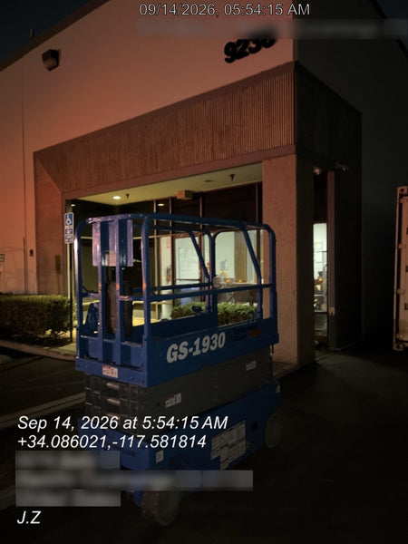 2019 Genie GS-1930 Fixed rails with chain Entry