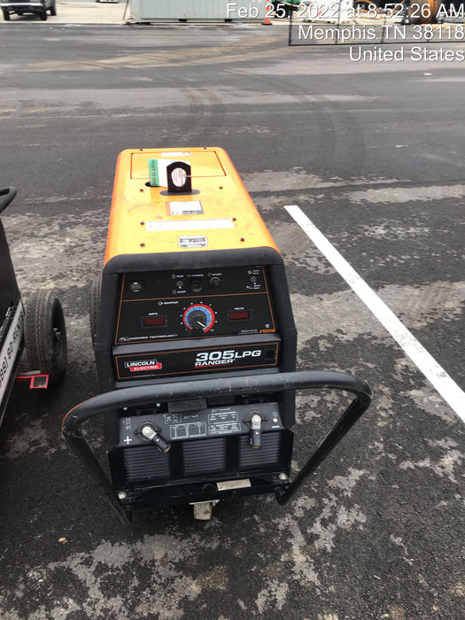 2021 Lincoln Electric Ranger 305 LPG LPG One-Pak (includes undercarriage, tank holder & tank strap) ORANGE